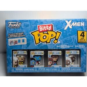 Funko Bitty Pop X-Men Rogue Nightcrawler Gambit Storm 4 Pack